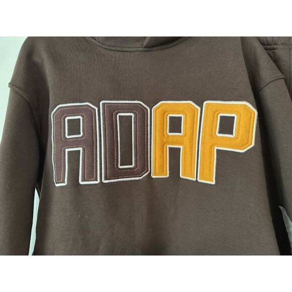 All Dreams Are Possible ADAP Y2K tracksuit hoodie sweats brown M Medium custom - Picture 4 of 16